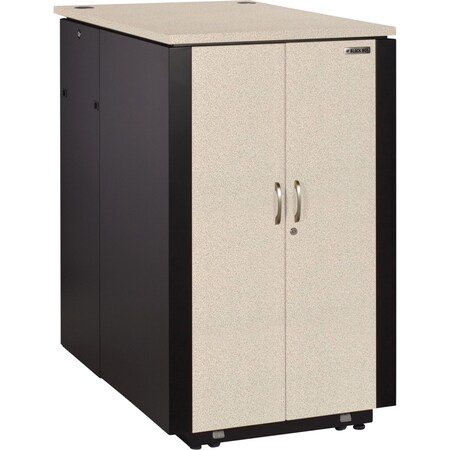Black Box Soundproof Server Cabinet - 12U, M6 Square Holes, 29.5Inw X 44.6Ind X QC12ULG-R2